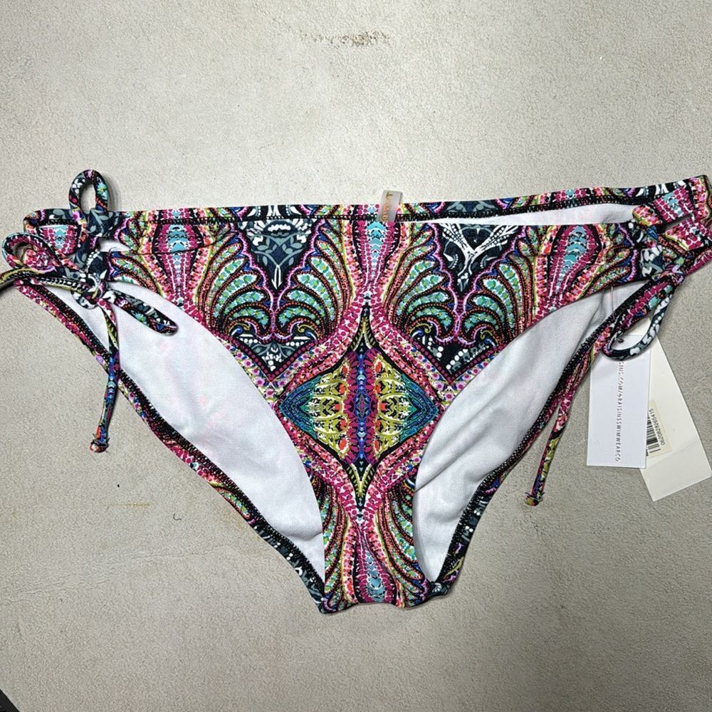 NWT MSRP $40 Raisins Beach Cove High Waisted Bottom Swimsuit Women's Size Large